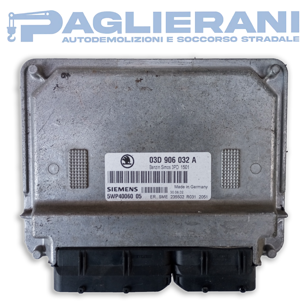 Centralina ECU Motore Siemens Volkswagen Polo 03D906032A (5WP4006005)