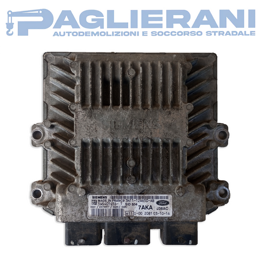 Centralina ECU Motore Siemens Ford SID804 7AKA (Codice Rif. 5WS40141D-T)