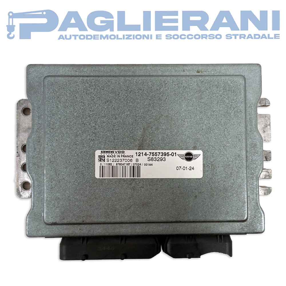 Centralina Siemens VDO ECU Motore S122237006B (Codice Rif. 1214-7557395-01)