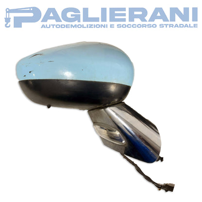Specchietto Retrovisore Elettrico Destro DX Originale Citroen DS3 2009-2015 Azzurro [5 PIN] (020715608391)