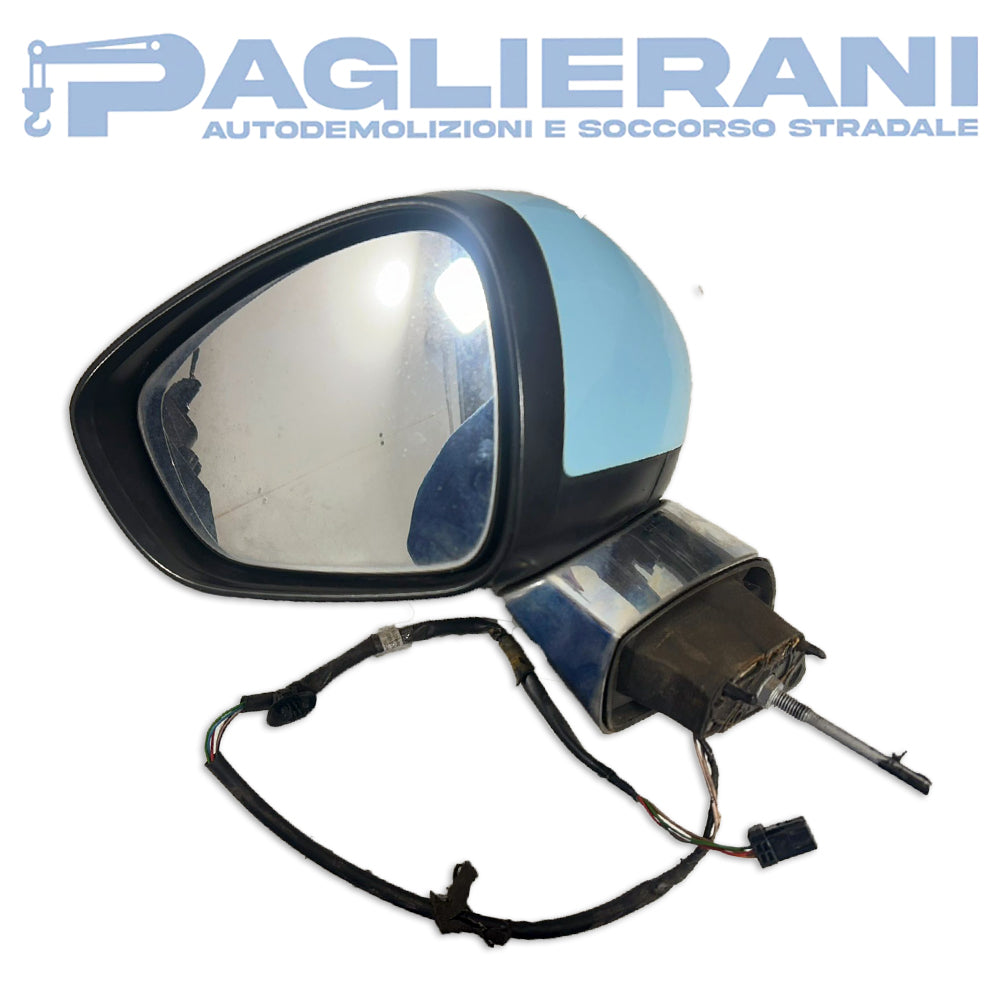 Specchietto Retrovisore Elettrico Sinistro SX Originale Citroen DS3 2009-2015 Azzurro [5 PIN] (020715608391)