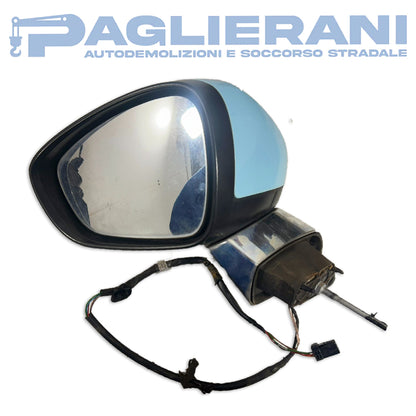 Specchietto Retrovisore Elettrico Sinistro SX Originale Citroen DS3 2009-2015 Azzurro [5 PIN] (020715608391)
