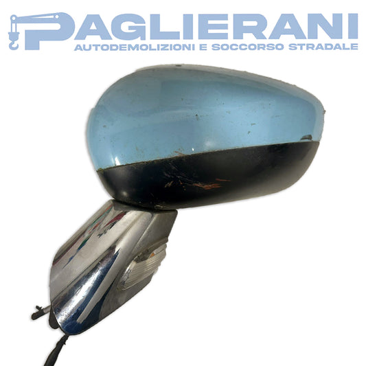Electric Original Left-Hand Side Rear-View Mirror Citroen DS3 2009-2015 Light Blue [5 PIN] (020715608391)
