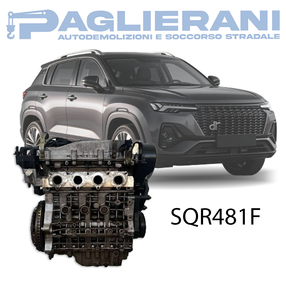 Motore SQR481F DR5 2015 Benzina 1600 [1.6] 87KW 118CV 153.000 KM