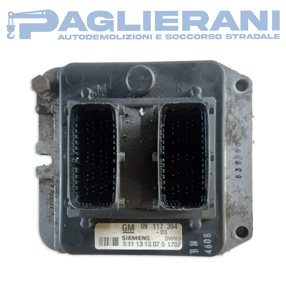 Centralina ECU Motore Siemens Opel 5WK9 (Cod. Rif. 09117394-03)