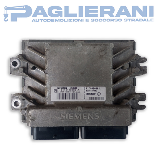 Centralina Siemens ECU Motore EMS3132 Renault Twingo/Kangoo (Codice Rif. S11014002 A)