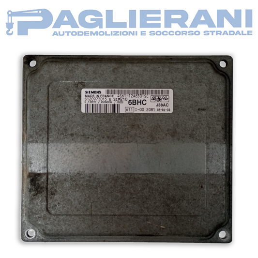 Centralina ECU Motore Siemens SIM210 6BHC J38AC (Codice Rif. S120977015)