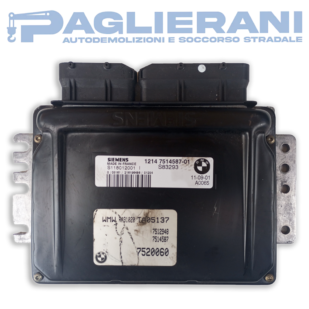 Centralina Siemens ECU Motore Mini S118012001L 12147514587-01 (S83293)