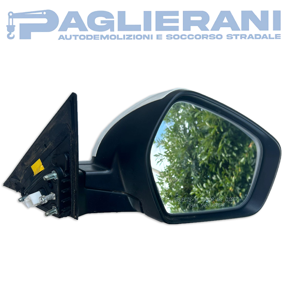 Specchietto Elettrico Retrovisore Destro DX Originale Ssangyong Tivoli 2015-2020 Bianco (044628)