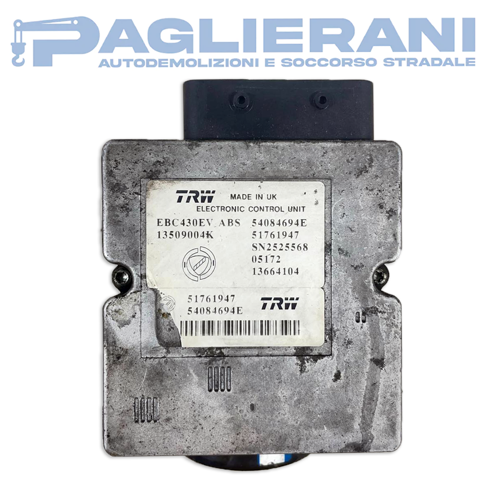 Centralina Pompa ABS TRW Lancia Y 13509004K (Codice Rif. 54084694E)