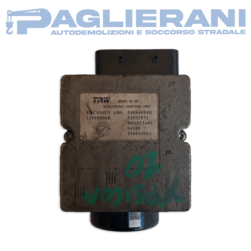 Centralina Pompa ABS TRW FIAT Lancia Alfa Romeo EBC430EV (Codice Rif. 13509004K 54084694D)