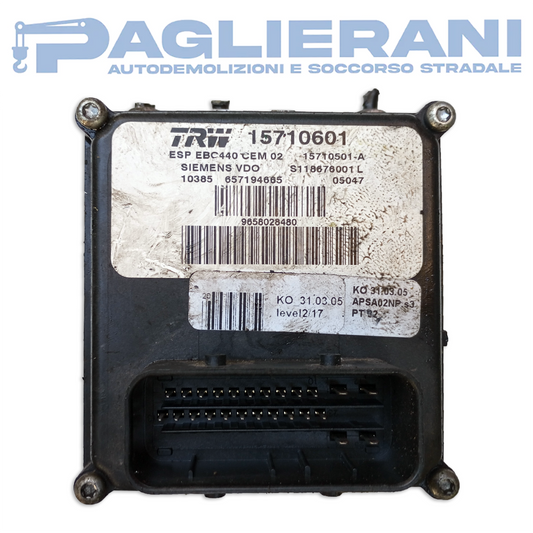Centralina Pompa ABS TRW SiemensVDO Volkswagen Polo 2009-2015 15710601 EBC440 (S118670012)