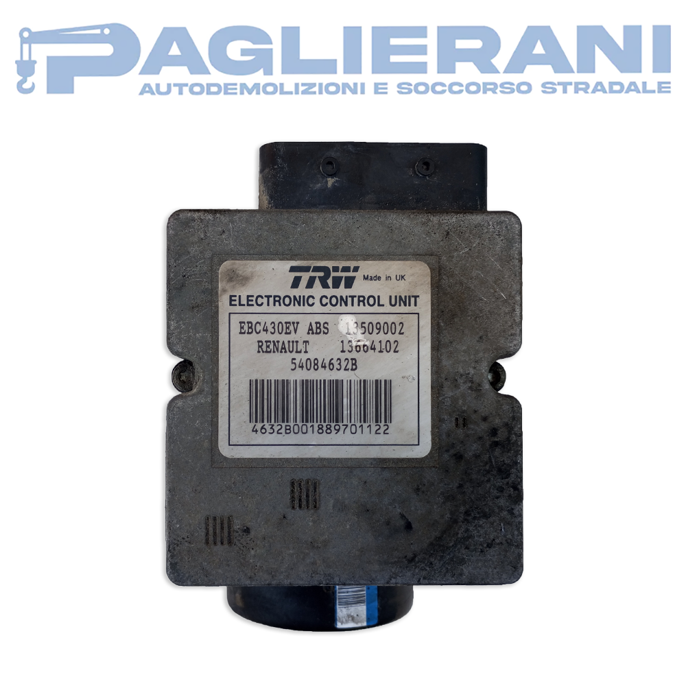 Centralina Pompa ABS TRW EBC430EV Vivaro/Trafic (Codice Rif. 13509002 54084632B)