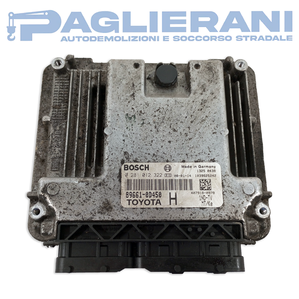 Centralina BOSCH ECU Motore Toyota H 89611-0D450 (Codice Rif. 0281012322)