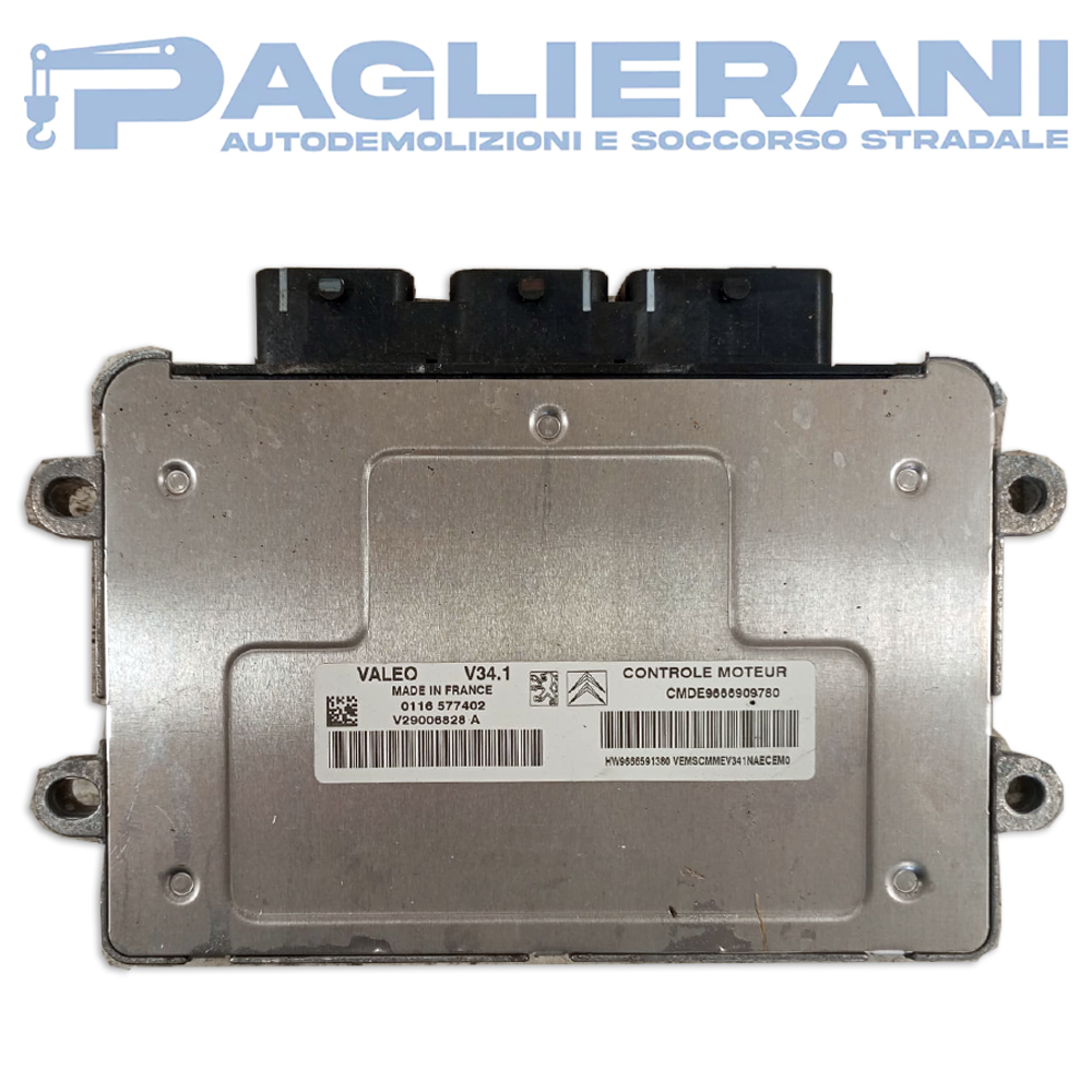 Valeo ECU Engine Control Unit Peugeot/Citroen V34.1 CMDE966909780 (V29006828A)