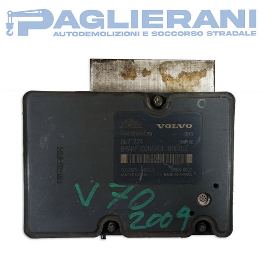 Centralina ATE Pompa ABS 10.0925 - 0403.3 8671224 Volvo V70 (Codice Rif. 5WK84002)