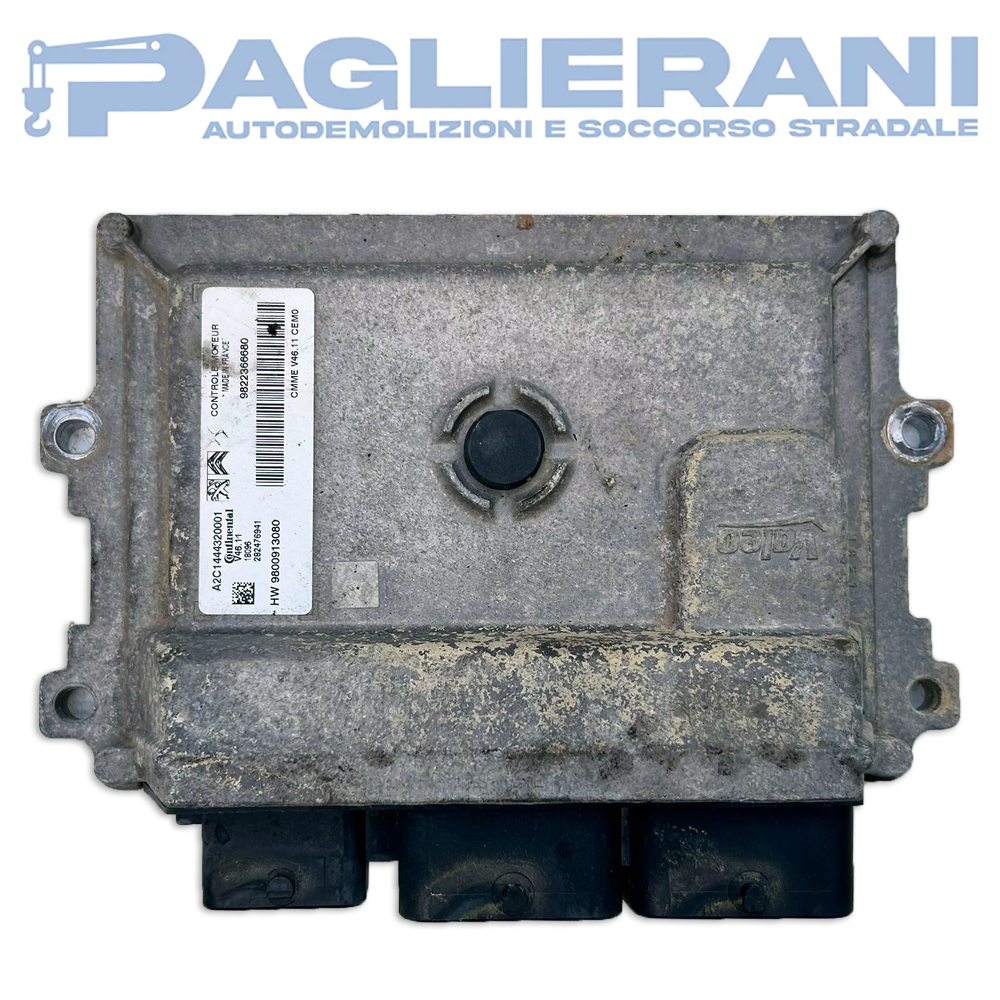 Valeo Engine Control Unit ECU Opel Crossland X 2018 9822366680 (A2C1444320001)