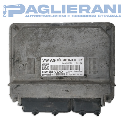 Centralina Siemens VDO ECU Motore VW Polo 5WP4050204 (Codice Rif. AG 03E906023D)