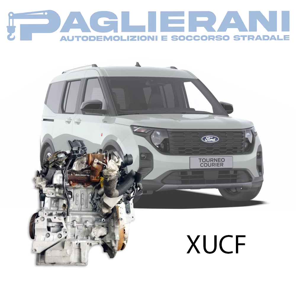 Engine XUCF Ford Tourneo Courier 2014 1500 [1.5] Diesel 55KW 75HP 141.000 KM