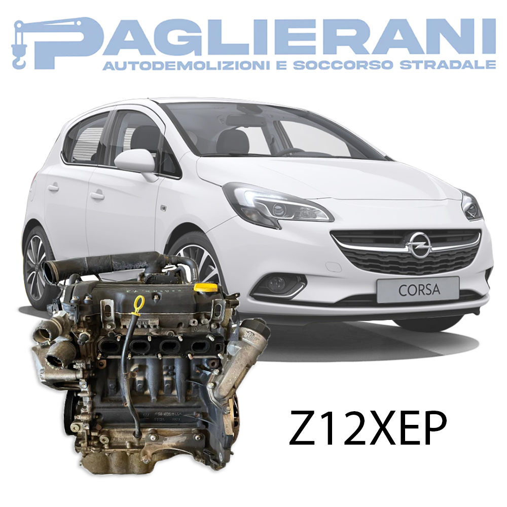 Motore Z12XEP Opel Corsa D 2012 1200cc Benzina 133.000 Km