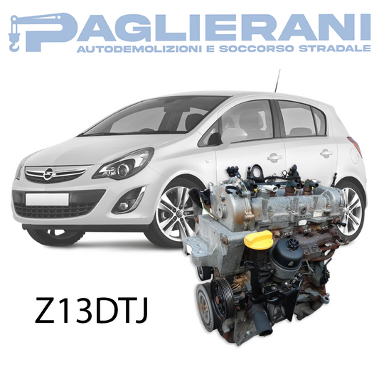 Motore Z13DTJ Opel Corsa D 2006 1300 [1.3] Diesel 55KW 75CV 233.000 KM