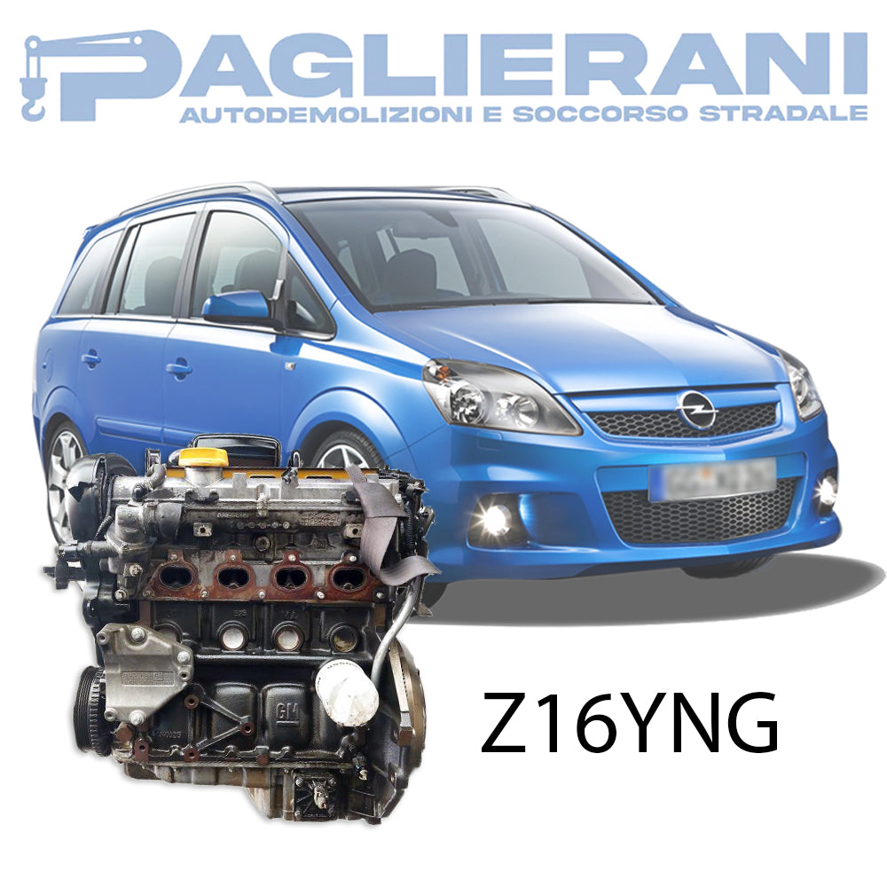 Engine Z16YNG Opel Zafira B 2005-2014 1600 [1.6] Petrol 69KW 94HP 151.000 KM
