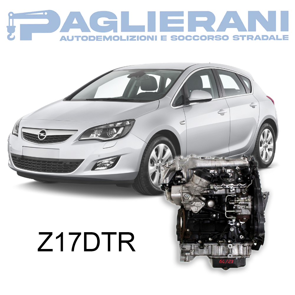 Engine Z17DTR Opel Astra 2004-2012 Euro4 Diesel 1700 [1.7] 92KW 125HP 100.000 KM