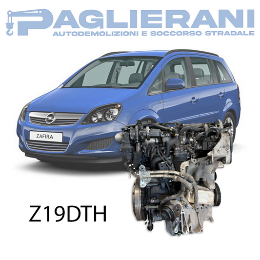 Motore Z19DTH Opel Zafira 2005-2010 1900 [1.9] 110KW 150CV Euro4 Multijet Diesel 200.000 KM