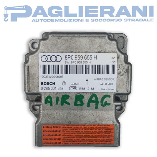 BOSCH Audi Q3 Airbag Control Unit (Ref. Code 8P0959655H 0285001857)