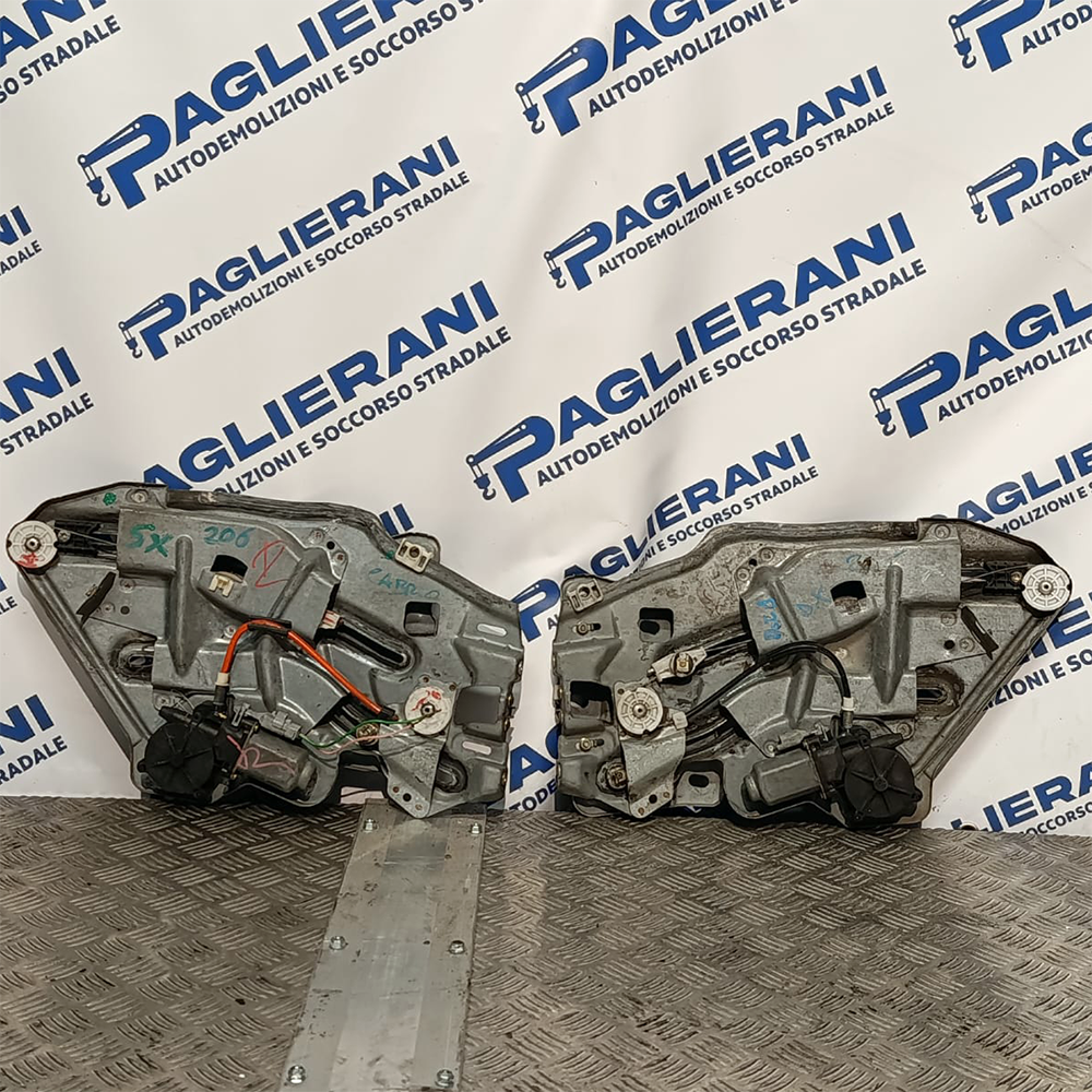 Pair of Rear Window Regulators Left and Right Peugeot 206 2000–2008