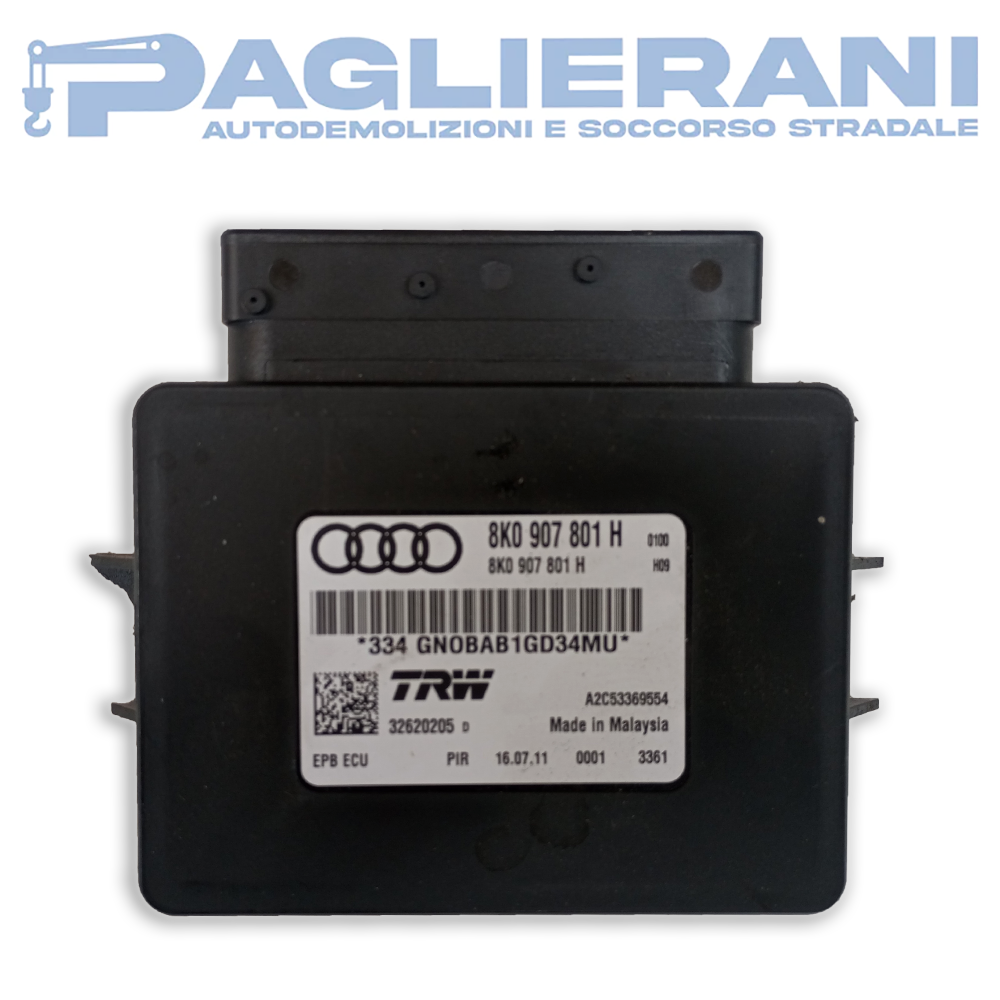 Centralina TRW Freno Stazionamento Audi Q5 2011 (Codice Rif. 8K0907801H 32620205)