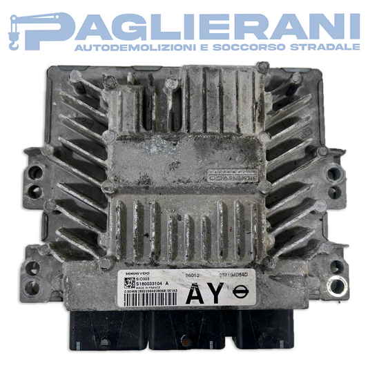 SiemensVDO Engine Control Unit ECU Nissan Qashqai 2007-2010 SID303 AY (S180033104A)