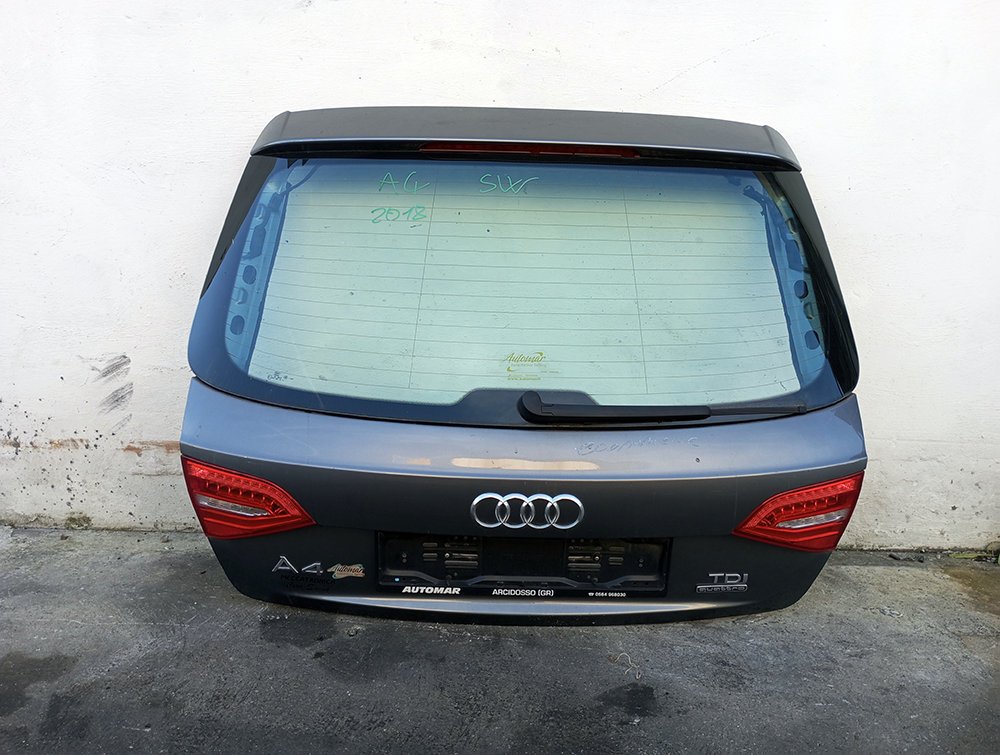Portellone Posteriore Bagagliaio Originale Completo Audi A4 Station Wagon 2018 Grigio
