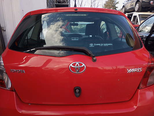 Portellone Completo Porta Posteriore Originale Toyota Yaris 2005-2012 Rosso