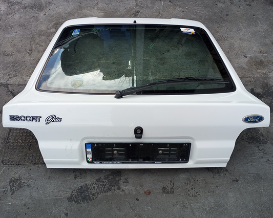 Complete Tailgate Rear Door Original Ford Escort Ghia 1995-2000 1.8 16v 5p White