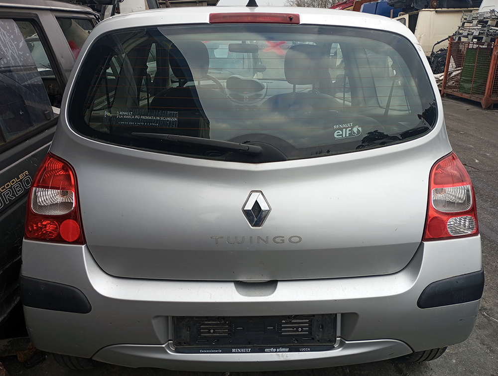 Portellone Completo Porta Posteriore Originale Renault Twingo 2007-2014 Grigio