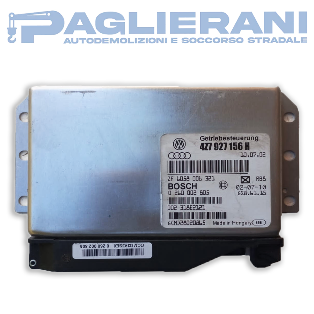 Centralina BOSCH ECU Motore 0260002805 Audi A6 (Codice Rif. 4Z7927156H)