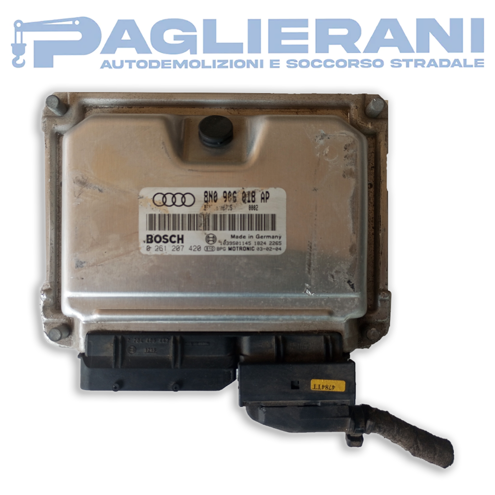 BOSCH ECU Engine Control Unit Audi TT 1998>2006 8N0906018AP (Ref. Code 0261207420)