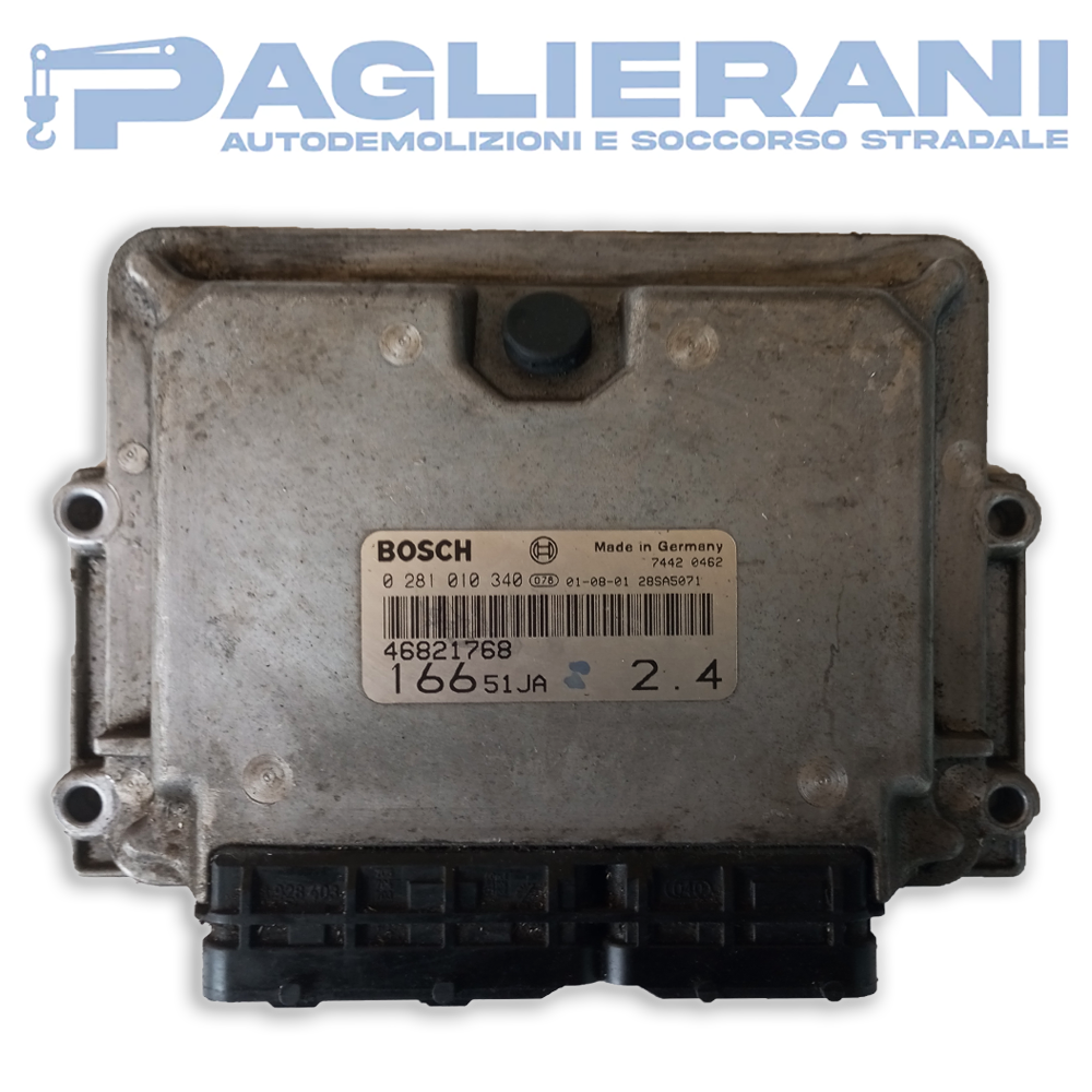 Centralina BOSCH ECU Motore Alfa Romeo 166 (Codice Rif. 0281010340)