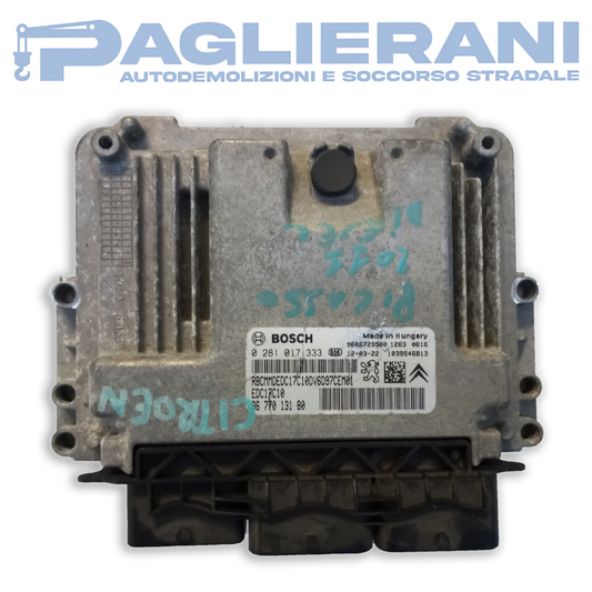 Centralina BOSCH ECU Motore Citroën Picasso 2011 (Codice Rif. 0281017333)