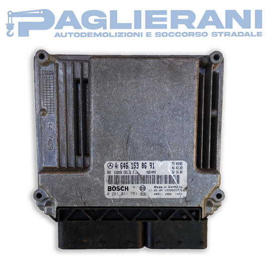 Centralina BOSCH ECU Motore Mercedes-Benz (Codice Rif. A6461530691)