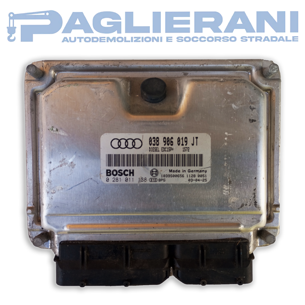 Centralina ECU Motore BOSCH 838906019JT Audi (Codice Rif. 0281011138)