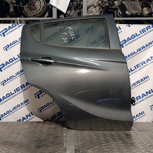 Complete Tailgate Rear Door Right Original  Opel Karl 2015-2017 Grey 