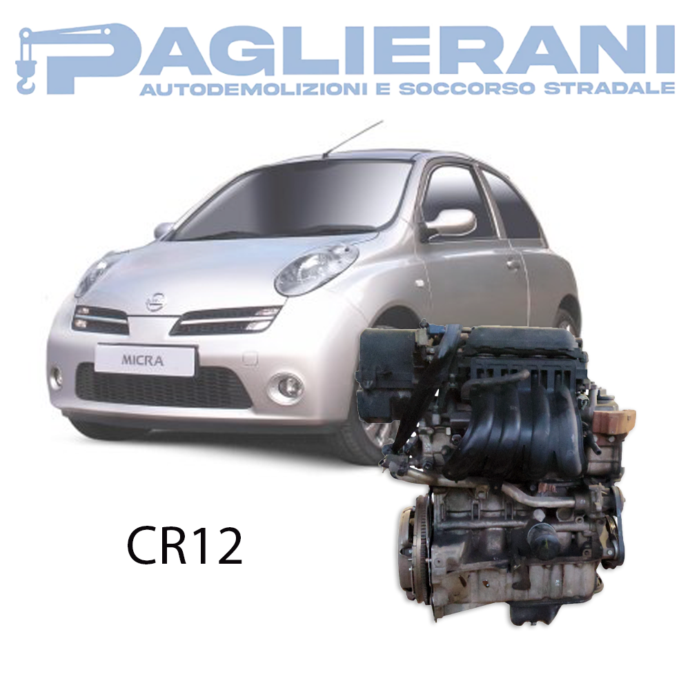 Motore CR12 Nissan Micra [K12] Benzina 1200 [1.2] 80CV 59KW 2003-2010 150.000 KM
