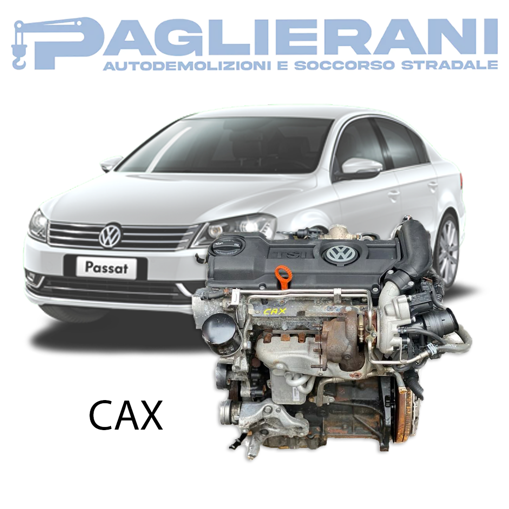 Engine CAX Volkswagen Passat B7 2011-2015 Petrol TSI 1400 [1.4] 90KW 122HP 190.000 KM