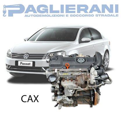 Engine CAX Volkswagen Passat B7 2011-2015 Petrol TSI 1400 [1.4] 90KW 122HP 190.000 KM