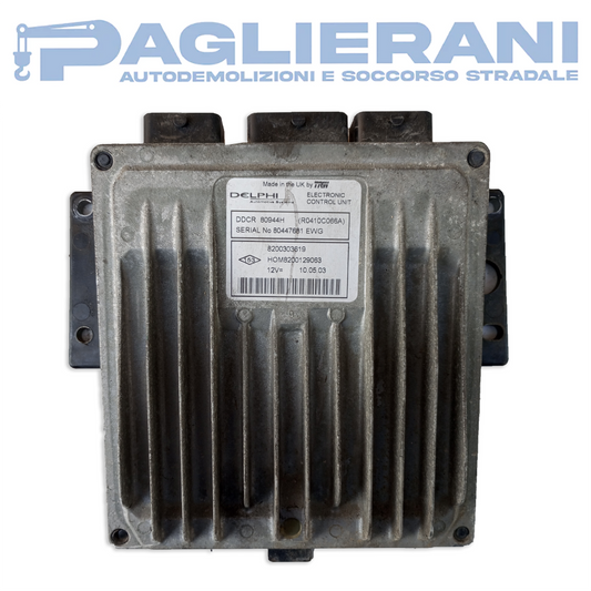 Centralina ECU Motore DELPHI TRW Renault Clio (8200303619)