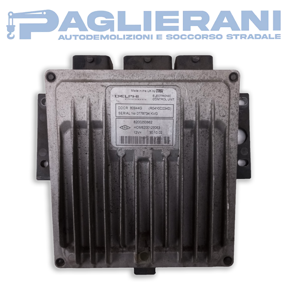 Centralina Delphi ECU Motore Renault Clio 2005 R0419C034D (Codice Rif. 809444)