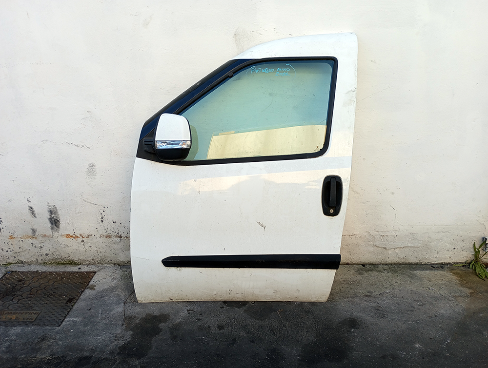 Porta Portiera Sportello Anteriore Originale Completo Sinistro SX FIAT Doblo 2011 Bianco