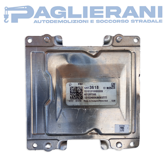 Centralina BOSCH ECU Motore E84 Opel Karl Hatchback (Codice Rif. 12673618)